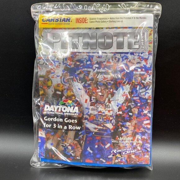 Nascar Official Souvenir Program June 30-July 2, 2005 with Car - Picture 5 of 5